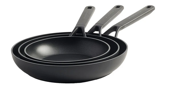 KitchenAid Classic Forged Aluminium Koekenpannenset 20 + 24 + 28 Cm